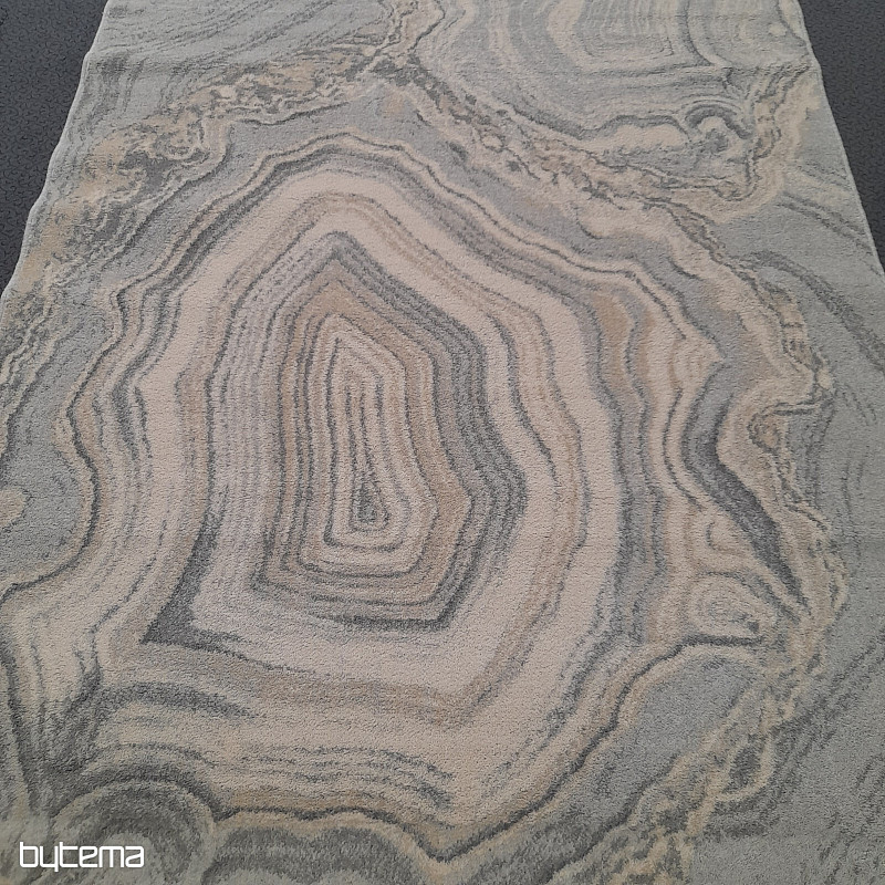 Alfombra de lana de lujo ISFAHAN Efez gris