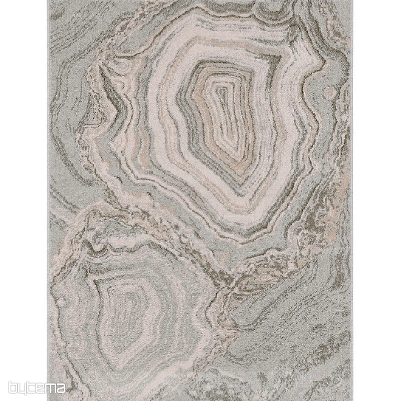 Alfombra de lana de lujo ISFAHAN Efez gris