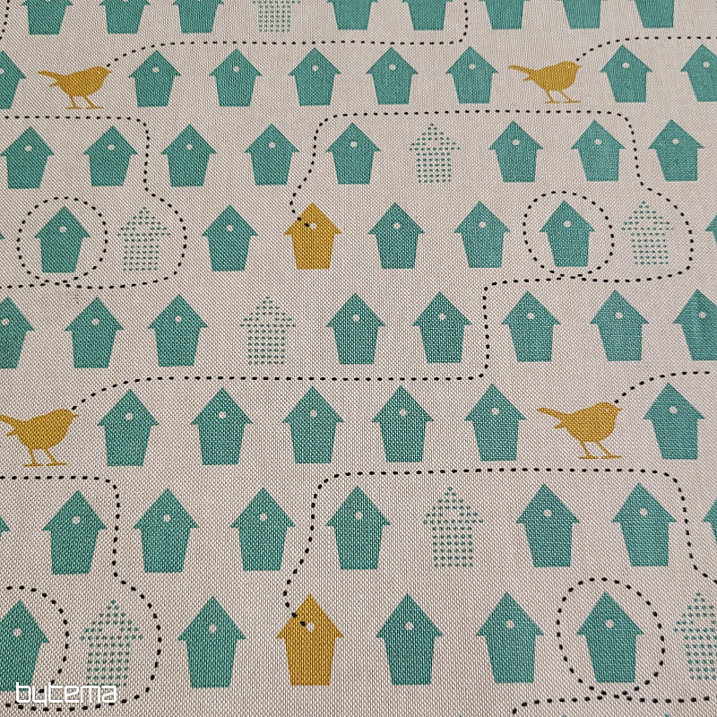 CASAS PARA PÁJAROS de tela de algodón