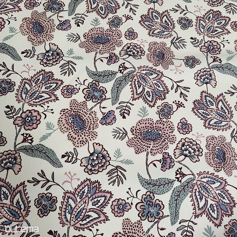 Tela de algodón FLORES BOHO