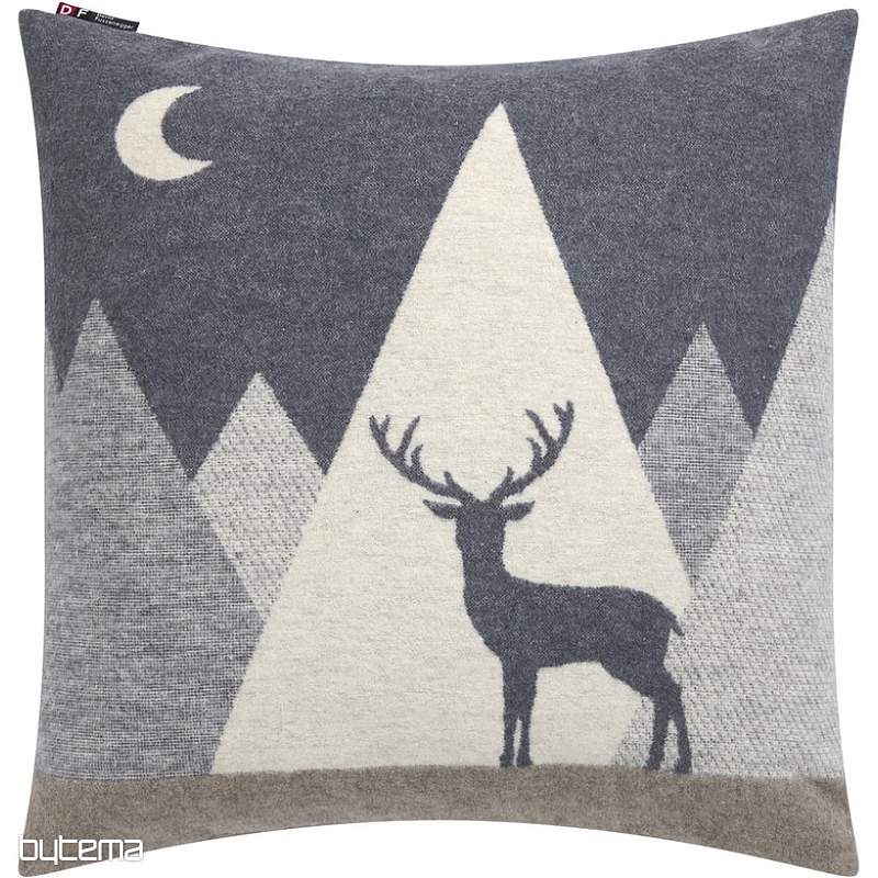 Funda decorativa DF JELEN SILVRETTA gris