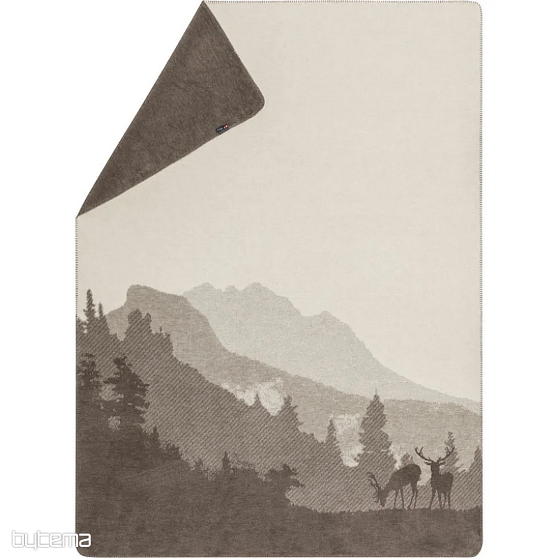 Manta SAVONA DF PAISAJE CON CIERVOS