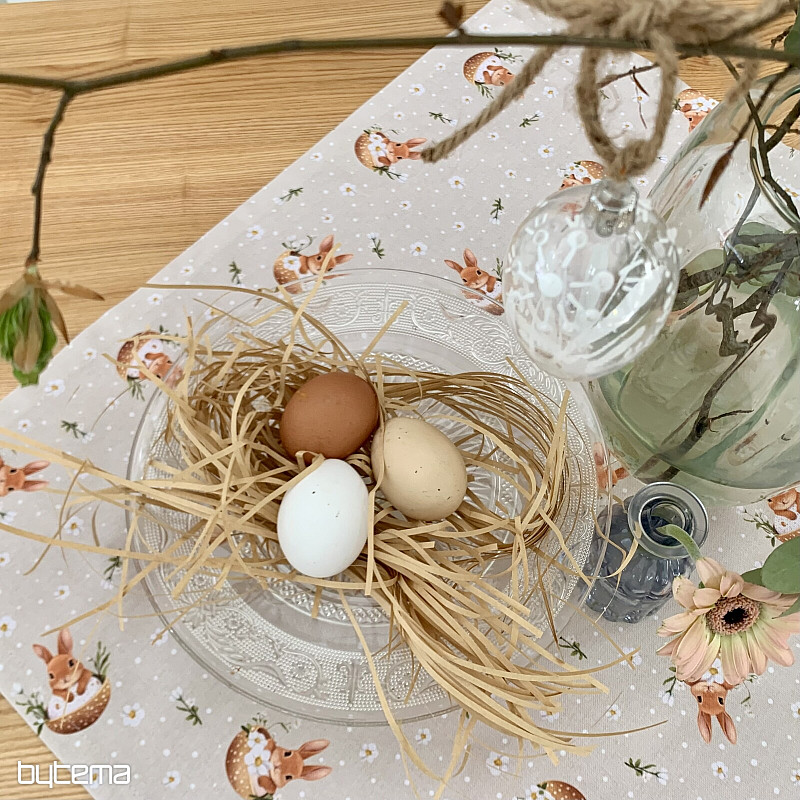 Mantel y bufanda de Pascua CONEJITO NELA
