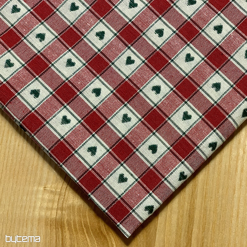 Mantel y pañuelo MAXI CORET rojo