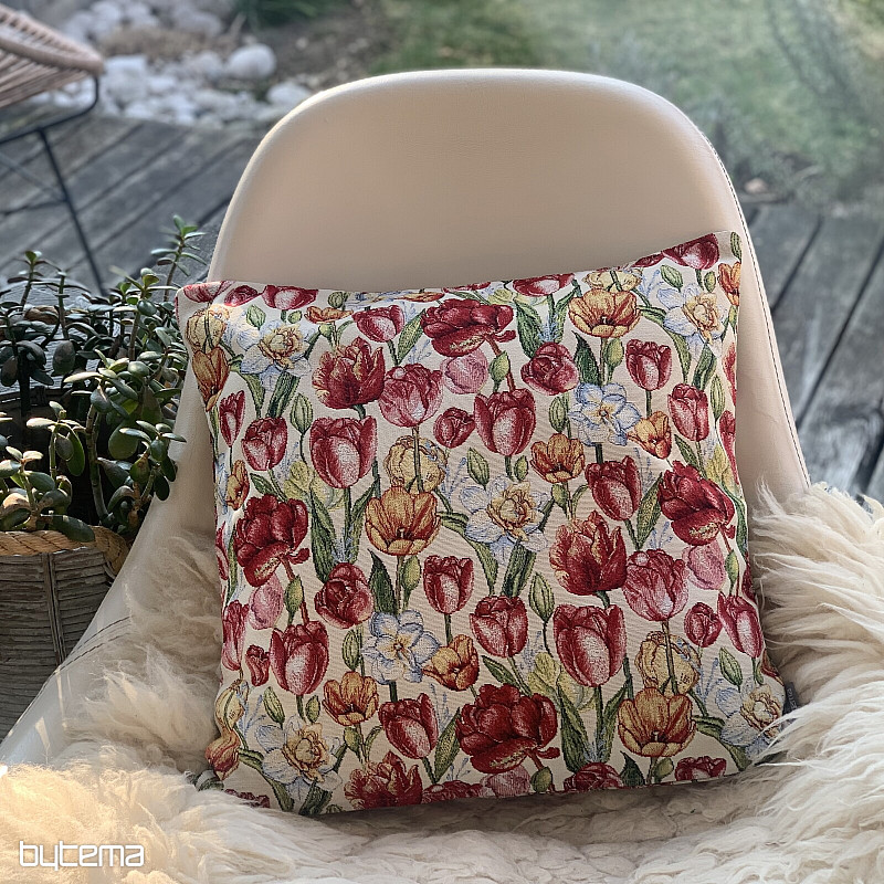 Funda de almohada tapiz TULIPS NAOMI
