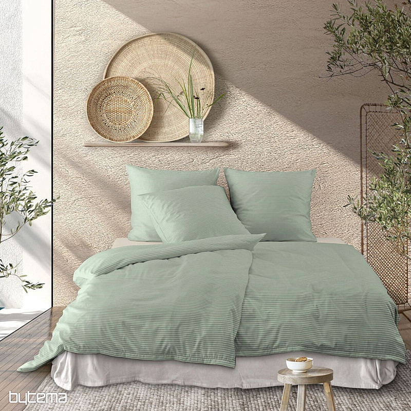 IRISETTE satén de algodón de lujo TOKIO 8607-30 verde