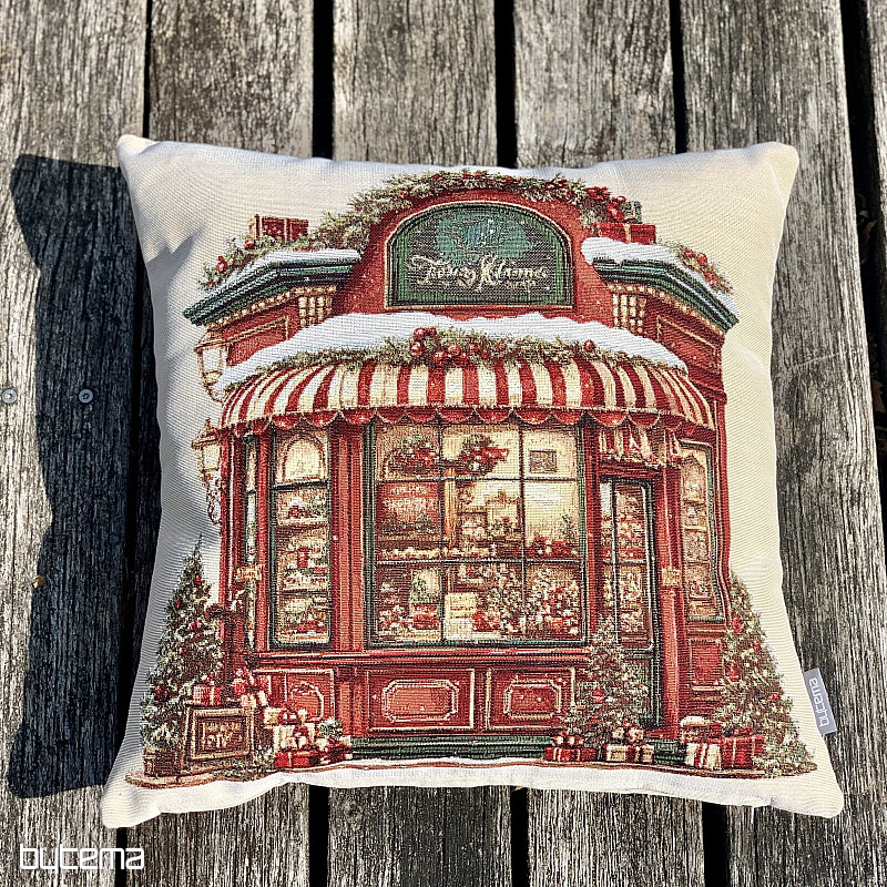 Cubierta decorativa navideña TIENDA DE NAVIDAD