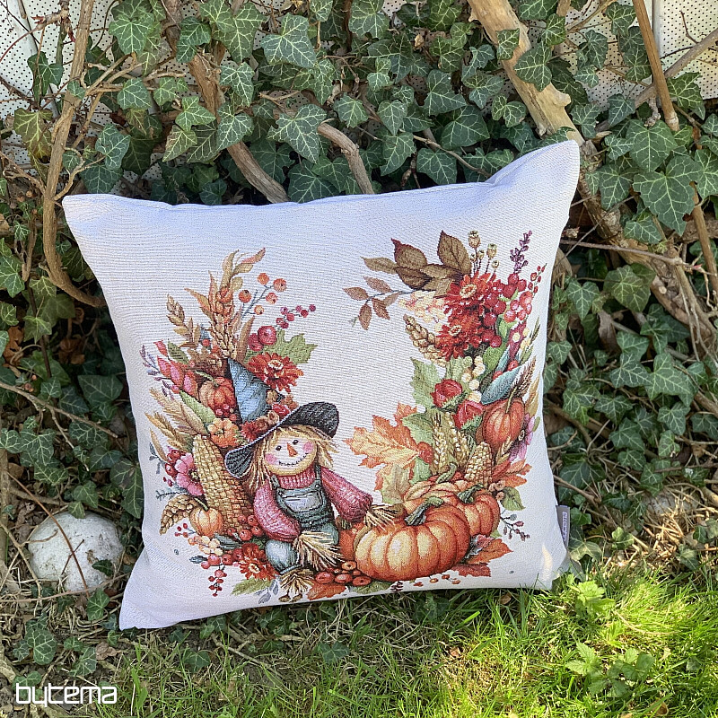 Funda de almohada de tapiz CALABAZA E INSECTO