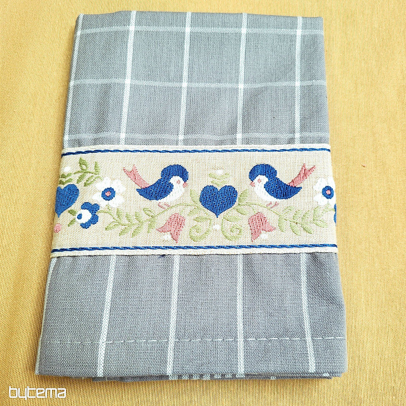 Toallas de GRANDMOTHER GREY WITH BIRDS