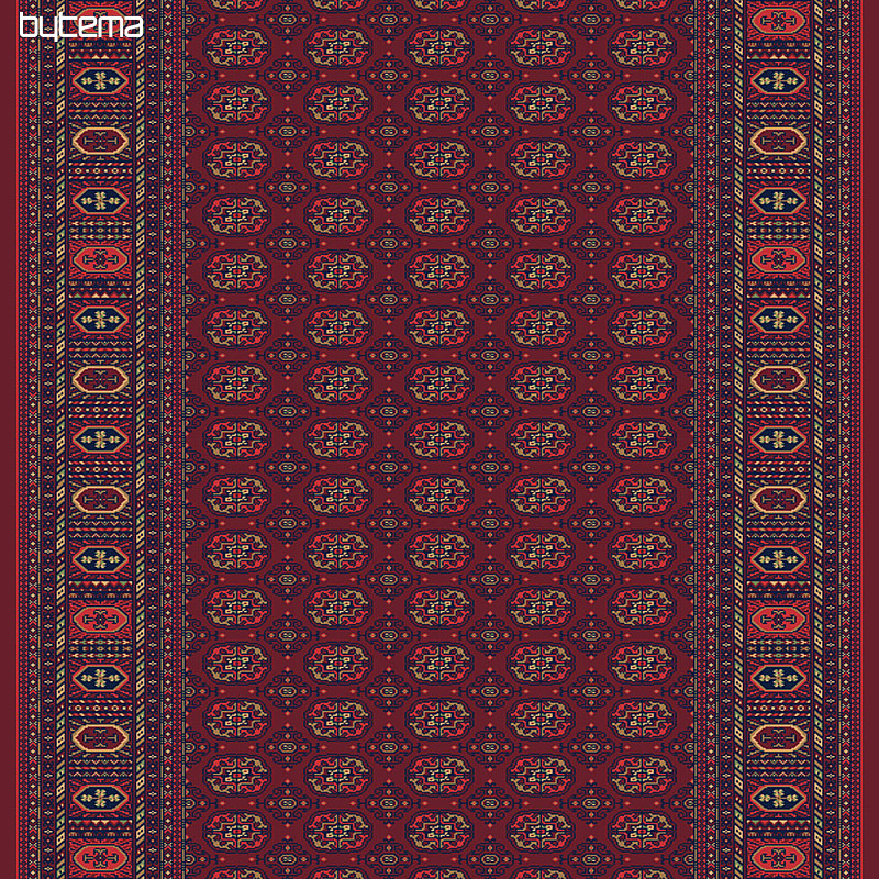 alfombra pieza SOLID 15 rojo