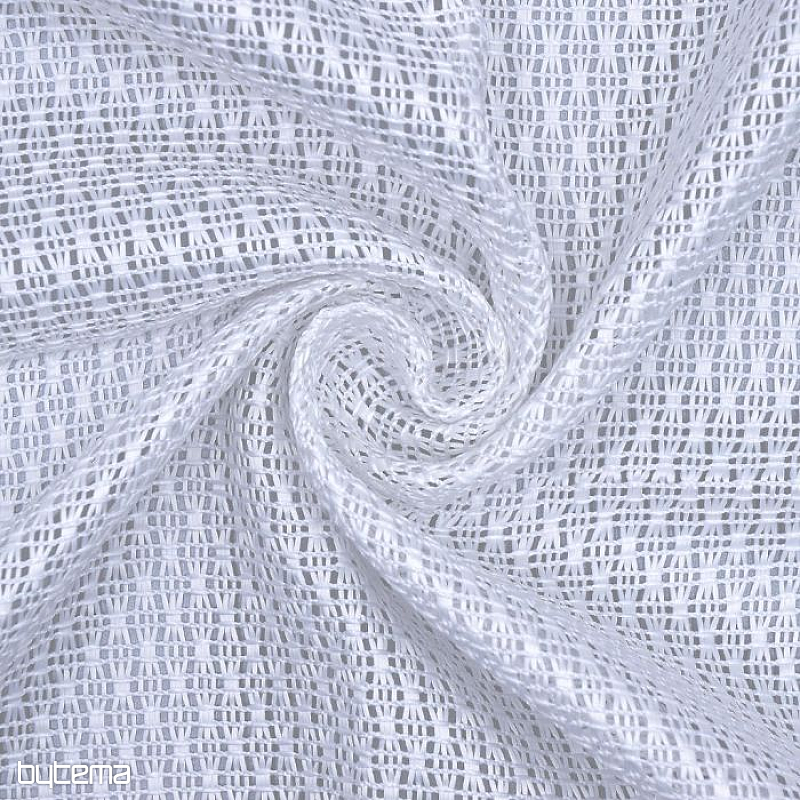 Cortina de lujo GERSTER 11897/330/0001 blanca