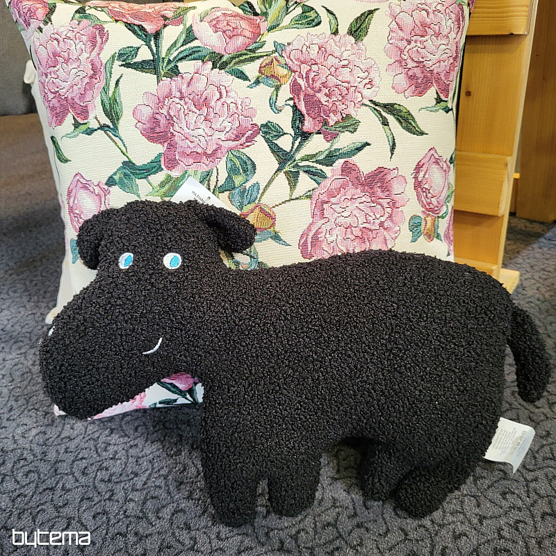 Peluche de perro negro