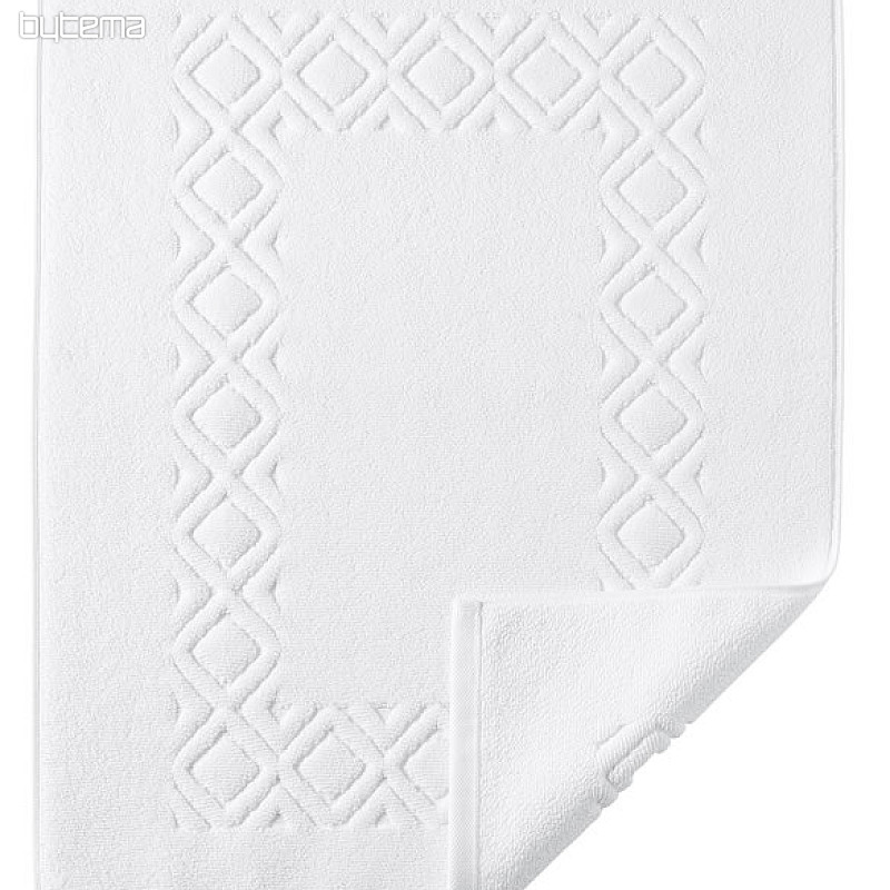 Alfombra de baño de rizo DENVER blanco