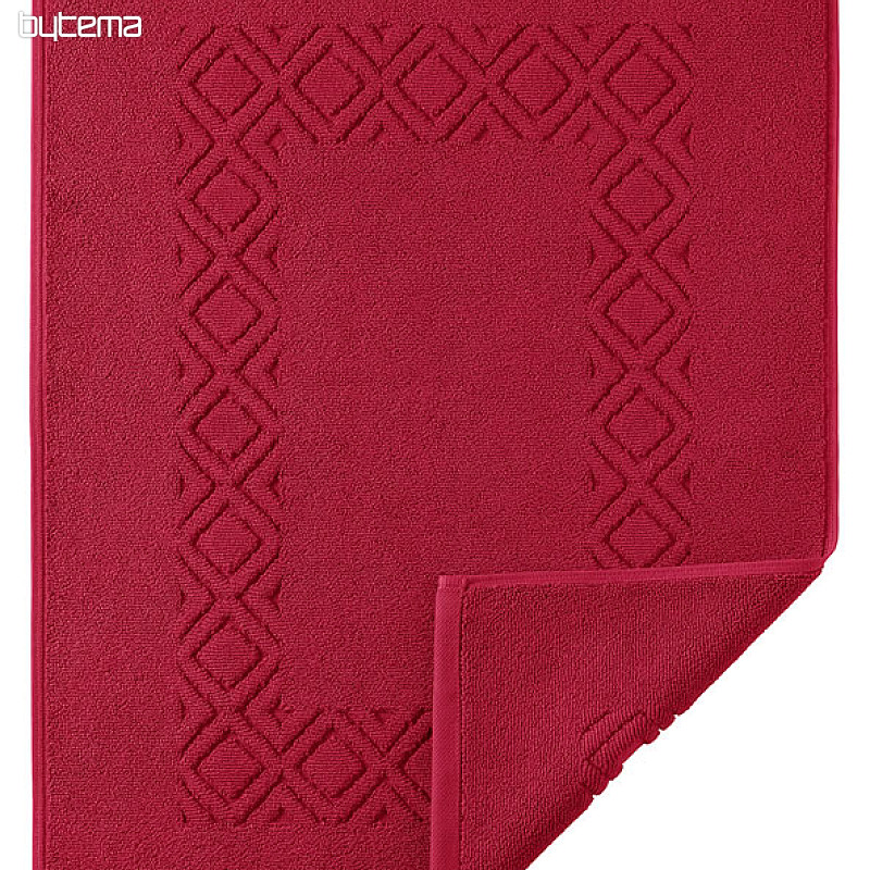 Alfombra de baño de rizo DENVER rojo