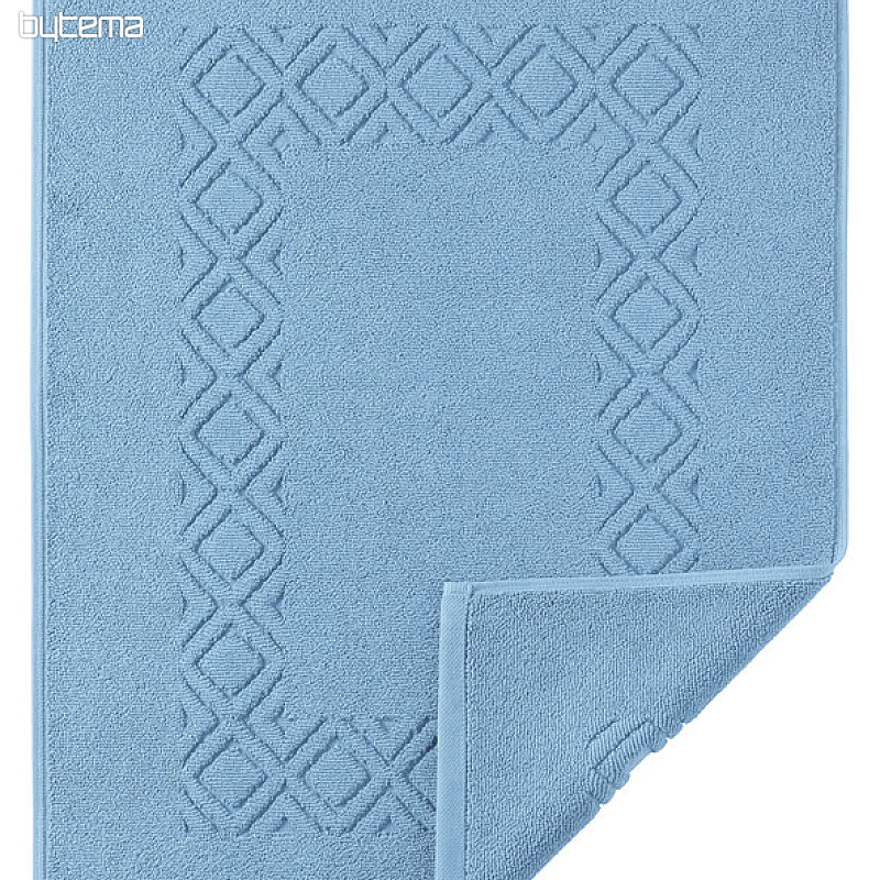 Alfombra de baño de rizo DENVER azul claro