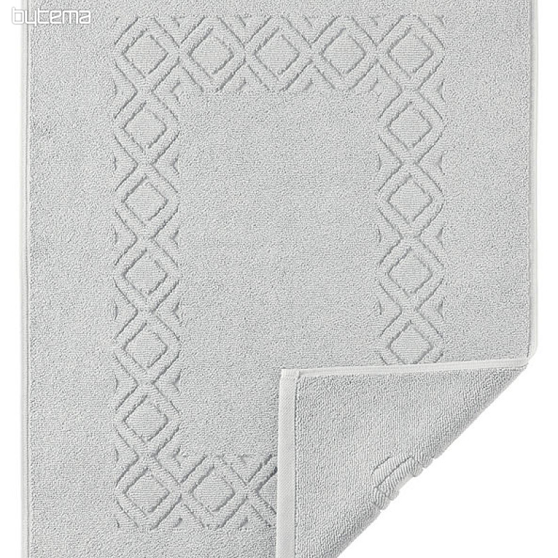 Alfombra de baño de rizo DENVER gris claro
