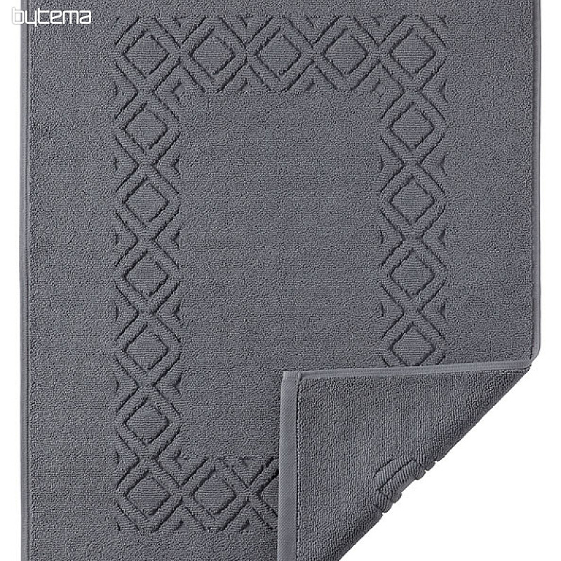 Alfombra de baño de rizo DENVER gris oscuro