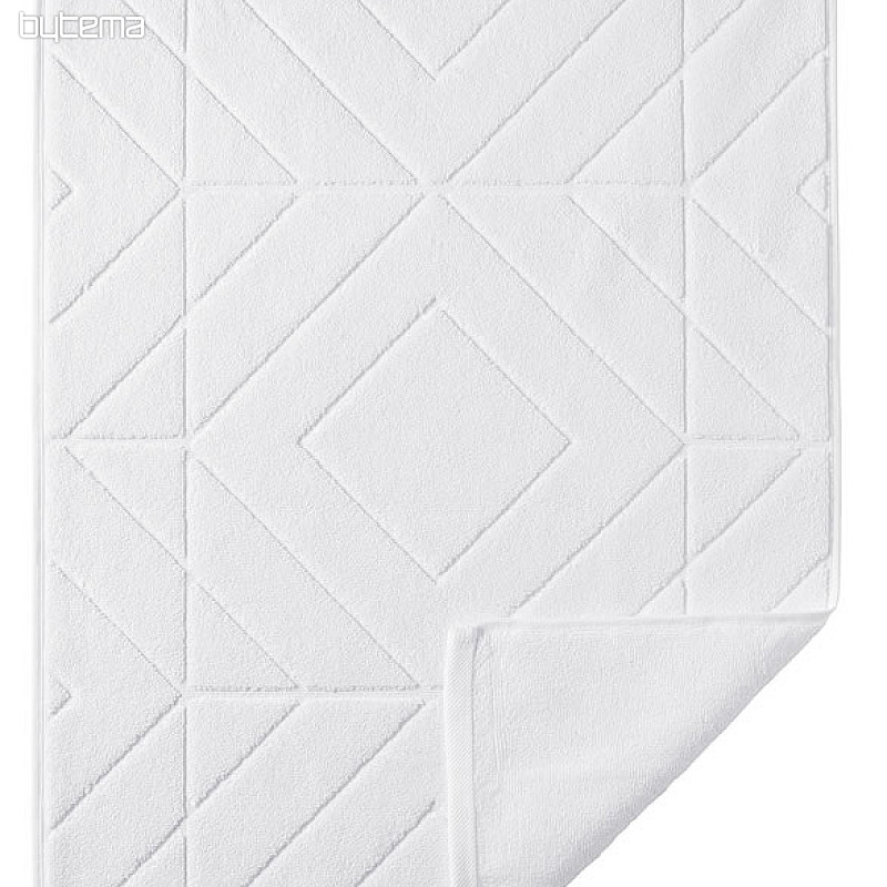 Alfombra de baño rizo MALIBU blanco