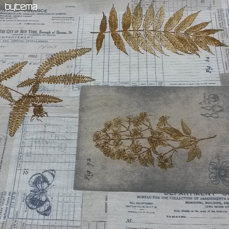 Tela decorativa HERBÁŘ marrón