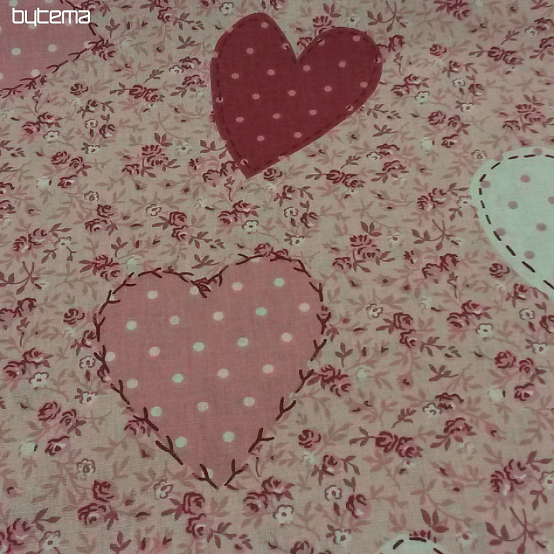 Tela de algodón LIBERTY corazón grande