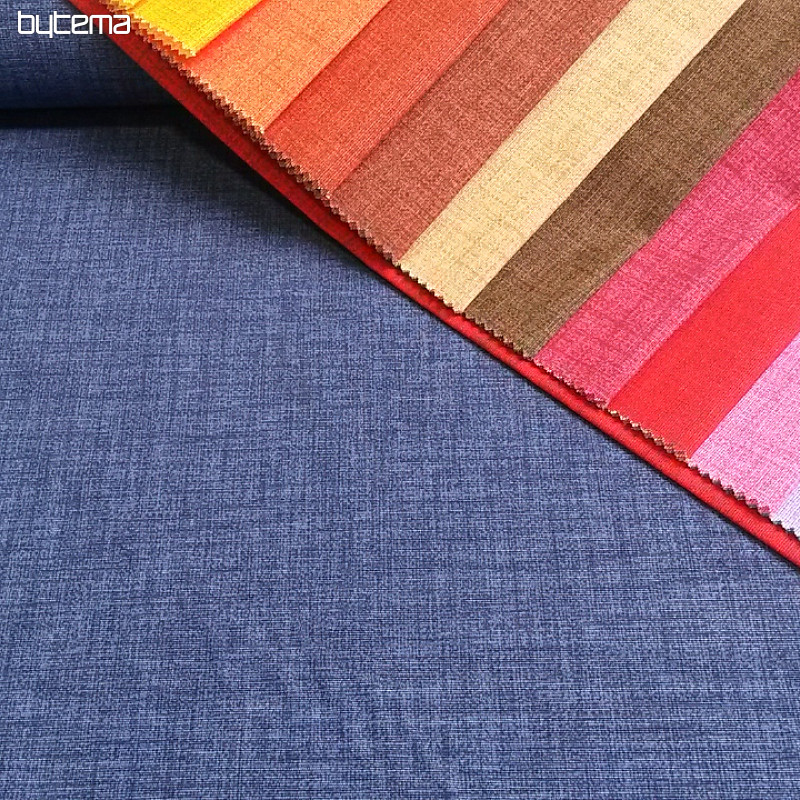 Tela decorativa monocolor EDGAR 602 azul
