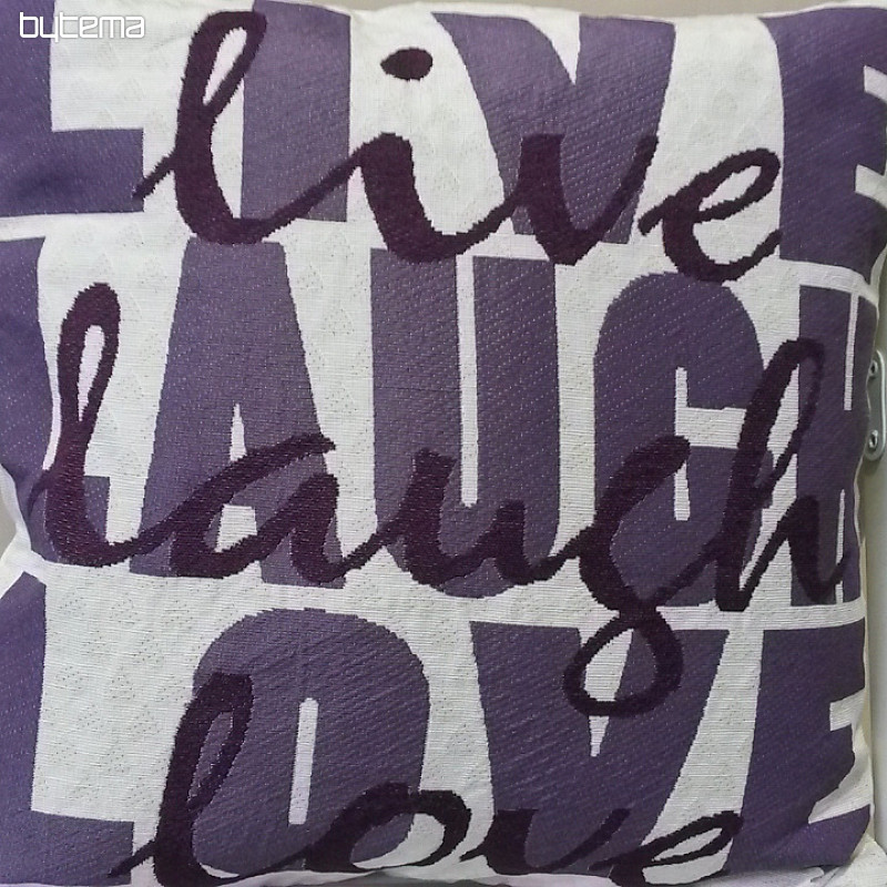 Funda de almohada decorativa VIVIR MORADO
