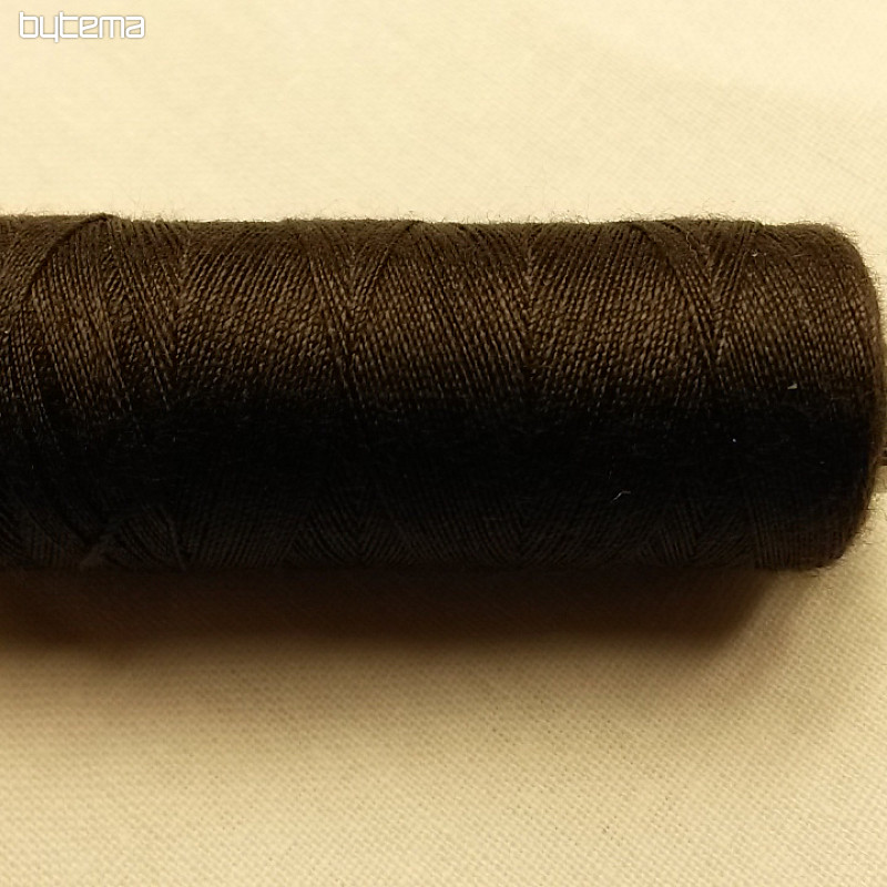 Hilo de coser marrón oscuro 200 m
