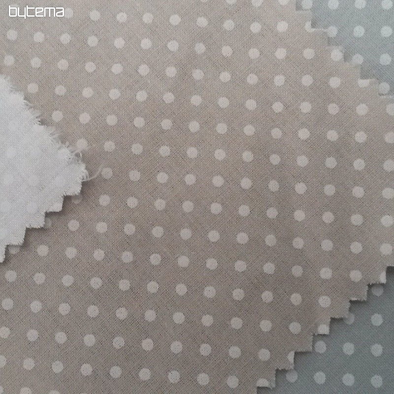 Tela decorativa de algodón PISANI de lunares