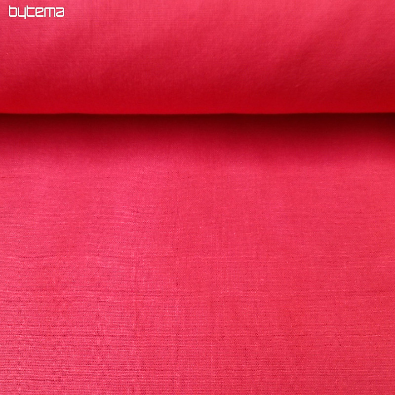 Tela de algodón roja UNI