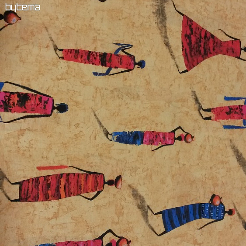 Tela decorativa de diseño AFRICA etno.