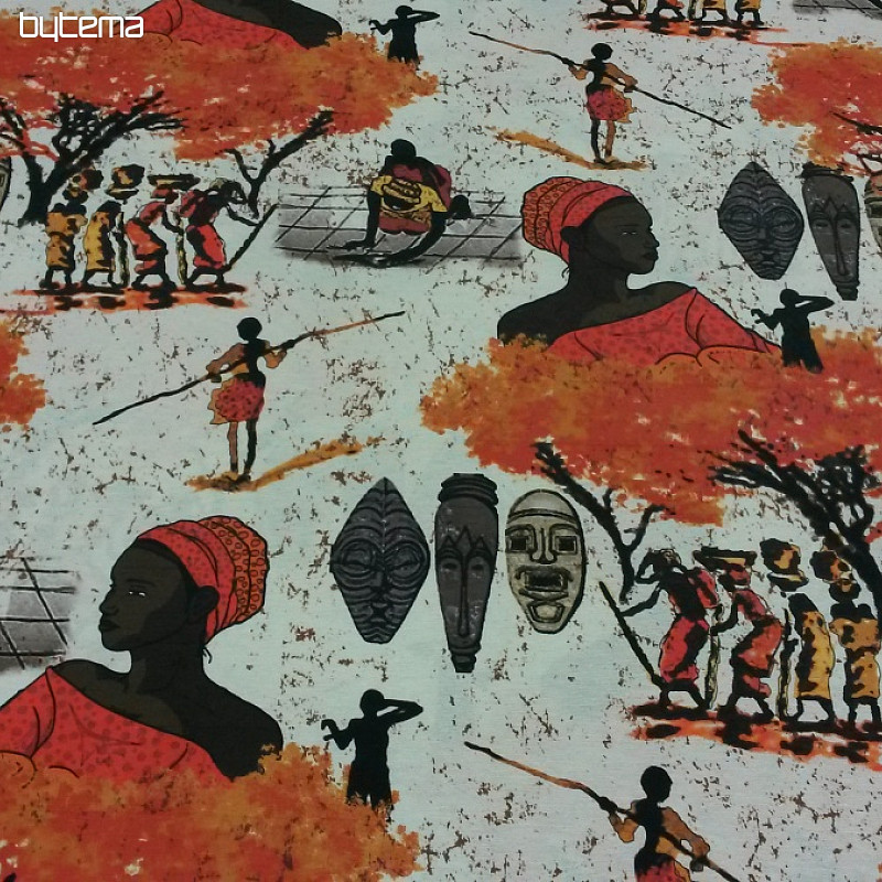 Tela decorativa de diseño AFRIKA tera