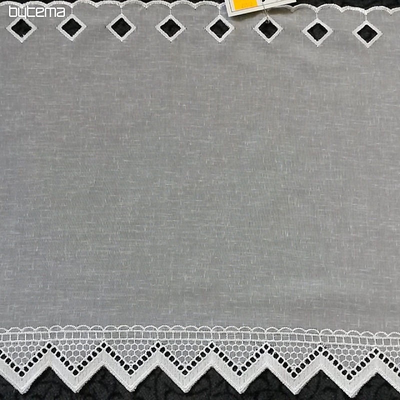 Cortina bordada 309 blanco