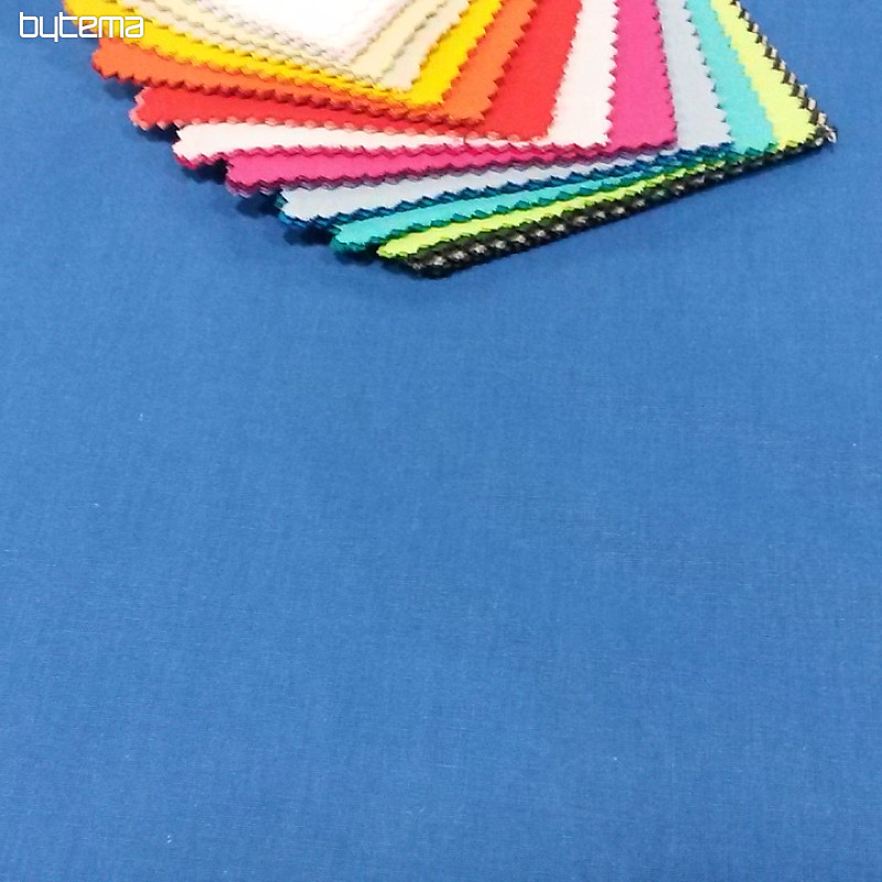 Tela de algodón azul UNI