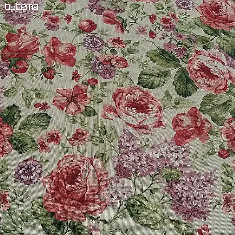 Mantel y pañuelo tapiz VIOLETA