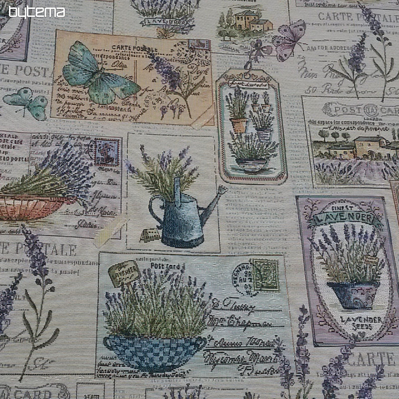 Tela de tapiz SEMILLAS DE LAVANDA JARDÍN 3