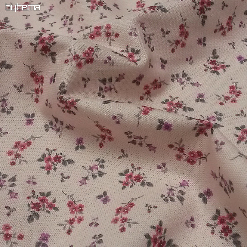 Tela decorativa LENNY FLORES rosa