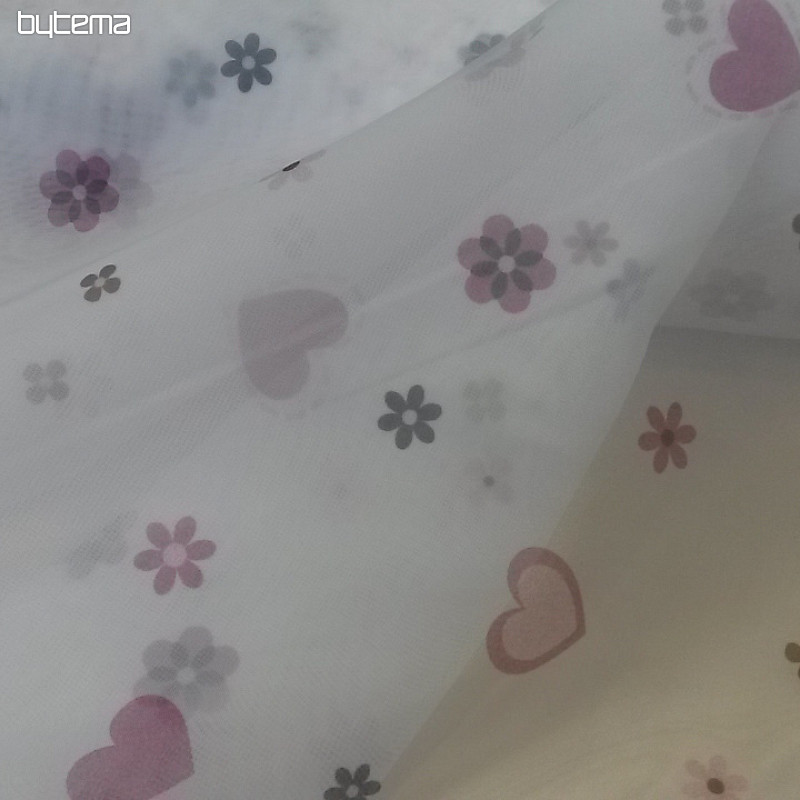 Cortina voile CORAZÓN II