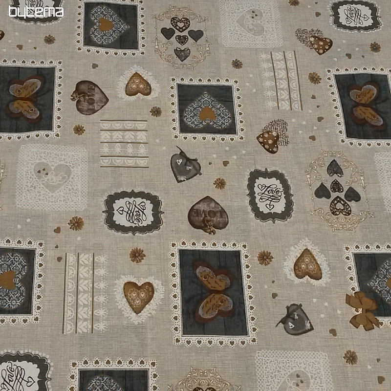 Tela decorativa CARLA gris