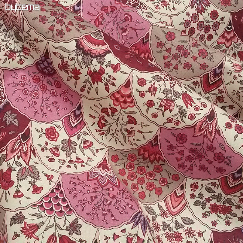 Tela decorativa FOLKLÓR 2 rosa
