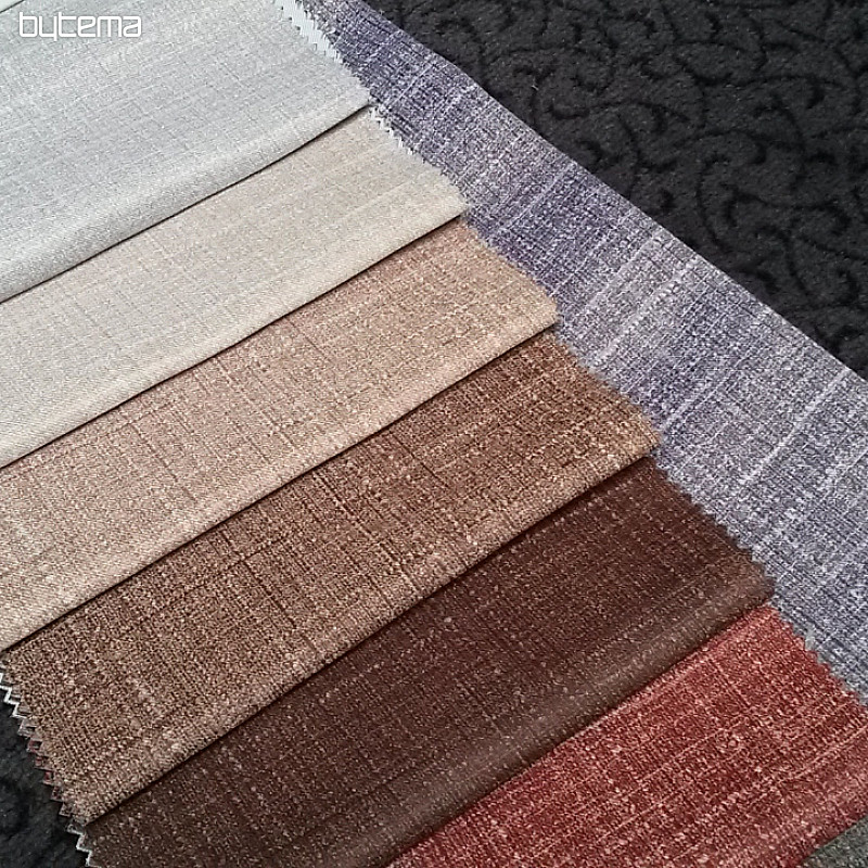 Tela decorativa DIMOUT para cortinas marrón 15