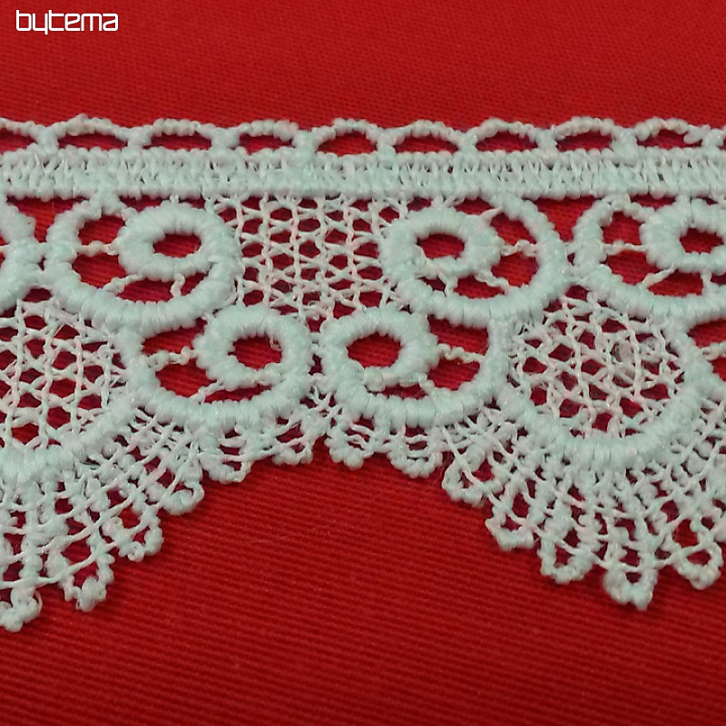 Encaje 5555/0010 5,3 cm blanco mate