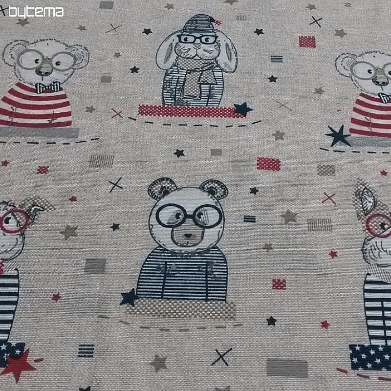 Tela decorativa LIEBRES Y OSOS