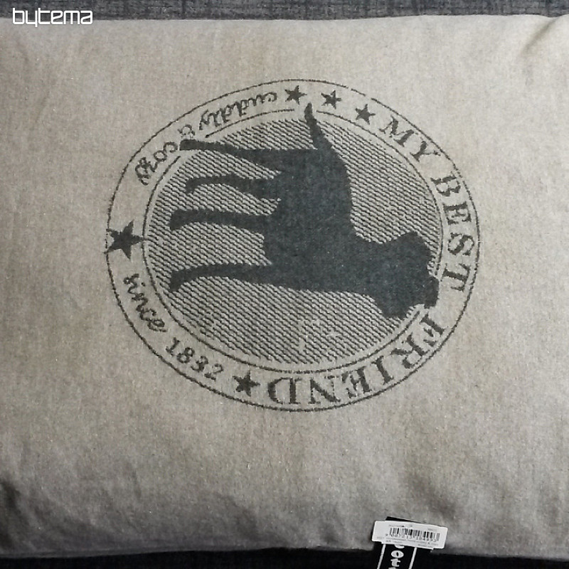 Almohada DF para perros BEST FRIEND st. gris 60x90cm