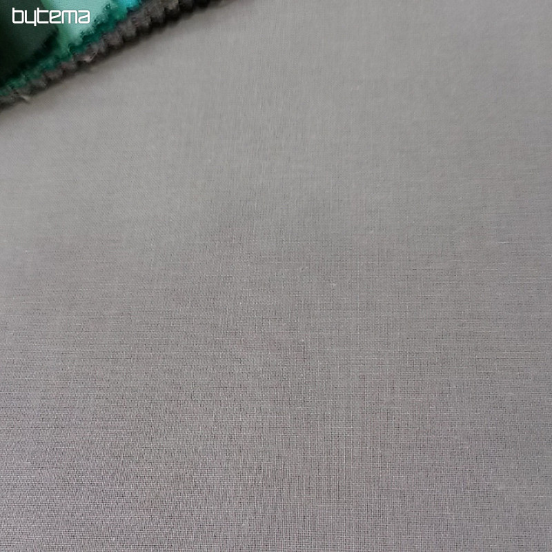 UNI GRIS tela de algodón gris claro