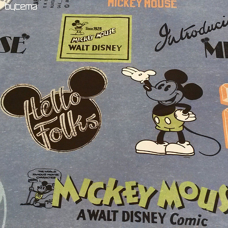 Tela decorativa infantil MICKEY MOUSE azul