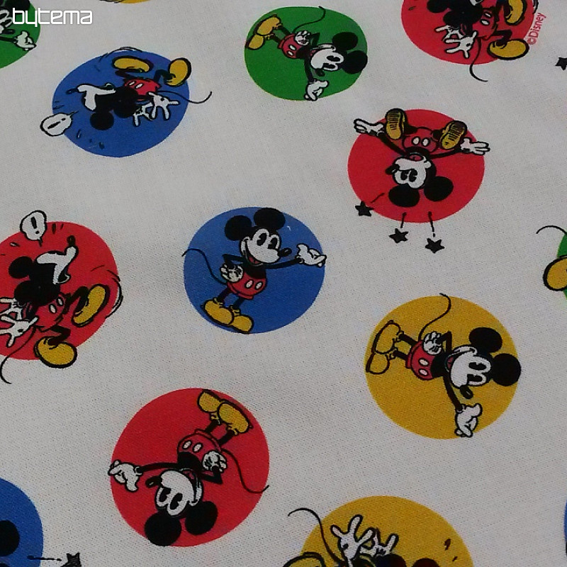Tela algodon MICKEY MOUSE ruedas