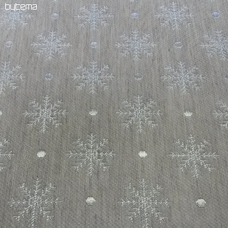 Tela decorativa navideña para manteles Gris escamas 081 ancho 280