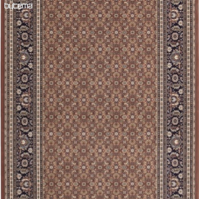 Alfombra clásica de lana ORIENT estampado integral rosa