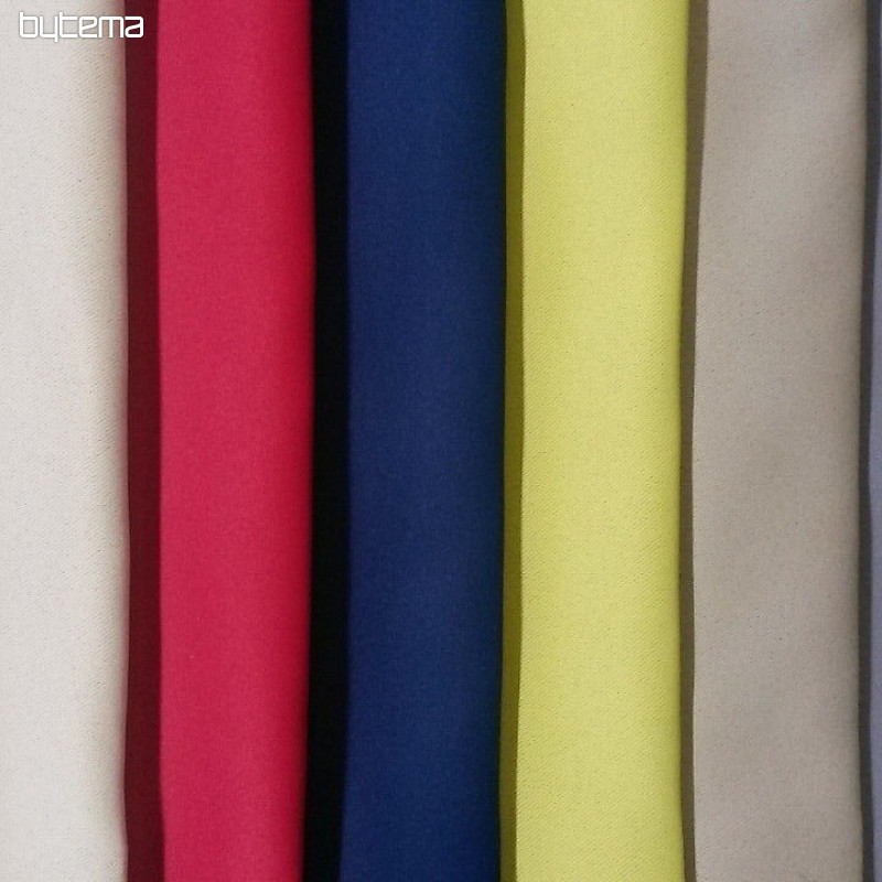 Tela decorativa BLACKOUT para cortinas rojo cereza 140 cm