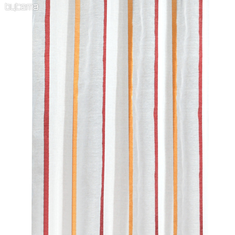 Cortina decorativa luminosa MARLON naranja 135x245